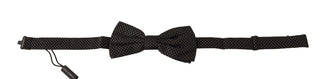 Dolce & Gabbana Elegant Silk Patterned Bow Tie