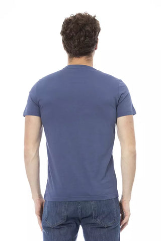 Baldinini Trend Blue Cotton Men T-Shirt