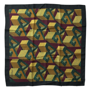 Dolce & Gabbana Elegant Multicolor Silk Men's Square Scarf