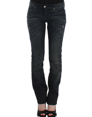 Costume National Chic Superskinny Blue Denim Jeans