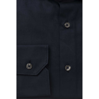 Bagutta Blue Cotton Men Shirt