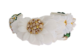 Dolce & Gabbana Sunflower Crystal Embellished Headband