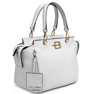 Baldinini Trend Elegant Textured Calfskin Handbag