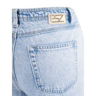 Yes Zee Light Blue Cotton Women Jeans