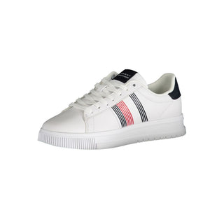 Tommy Hilfiger White Polyester Sneaker