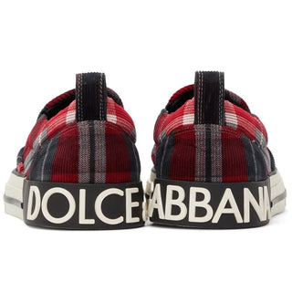 Dolce & Gabbana Red Cotton Sneaker