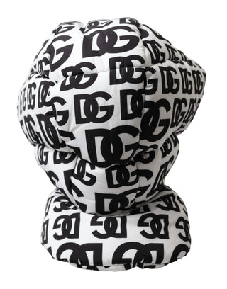 Dolce & Gabbana White Logo Whole Head Wrap Hat Men