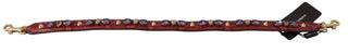 Dolce & Gabbana Elegant Red Python Leather Handbag Strap