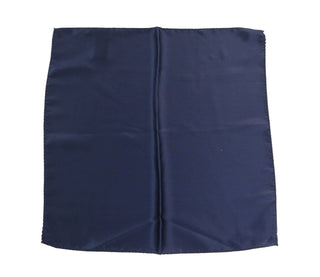 Dolce & Gabbana Elegant Silk Pocket Square in Lustrous Blue